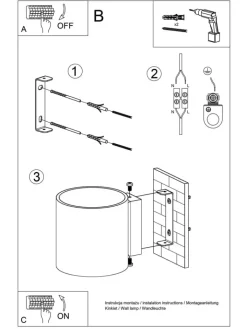 Nice Lamps Wandleuchten<Wandleuchte RODA in Weiß aluminium Ø runde Lampe loft G9 LED