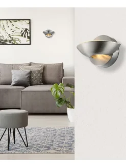 Globo lighting Wandleuchten<Wandleuchte "SAMMY" in silver