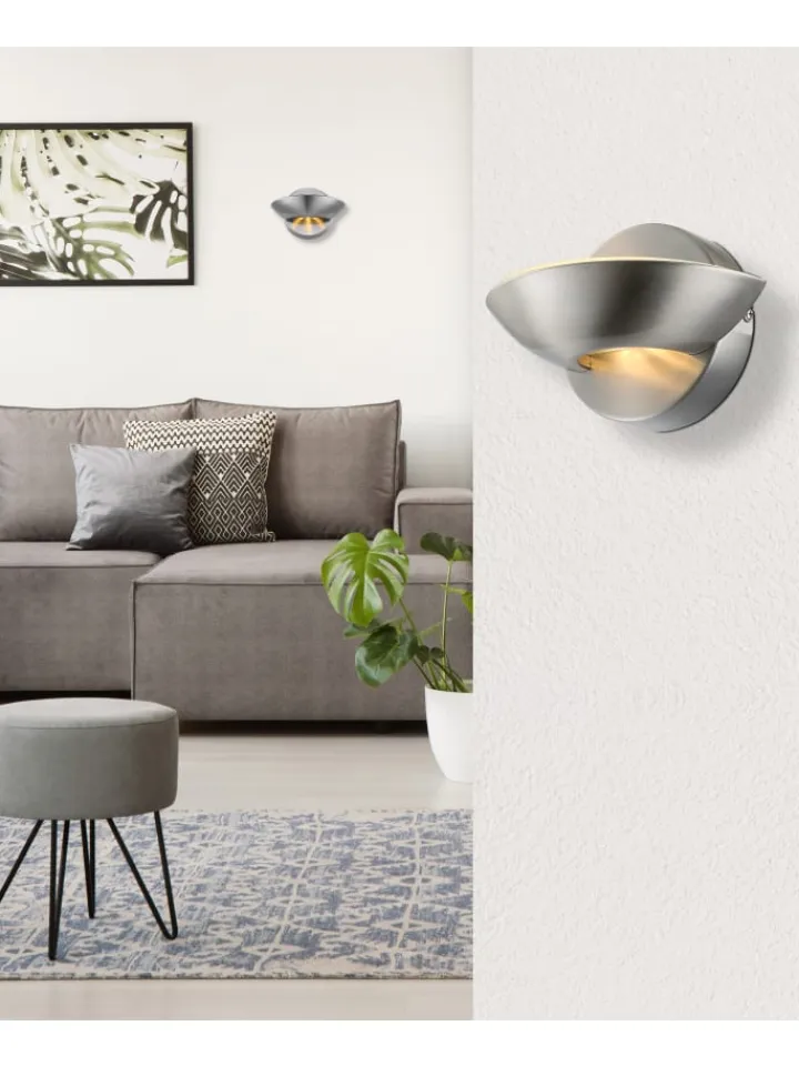 Globo lighting Wandleuchten<Wandleuchte "SAMMY" in silver