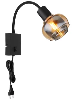 Globo lighting Wandleuchten<Wandleuchte "TOKKI" in black