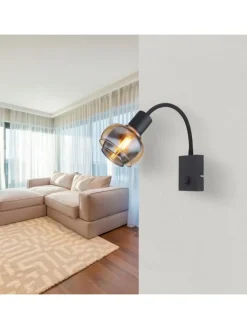 Globo lighting Wandleuchten<Wandleuchte "TOKKI" in black