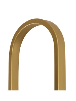 Beliani Wandleuchten<Wandleuchten VARDI in Gold/Weiß - (W) 15 x (H) 40 x (L) 18 cm