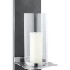 Blomus Kerzen, Vasen & Mehr<Wandleuchter "Finca" in Silber - (B)15 x (H)38 x (T)13 cm