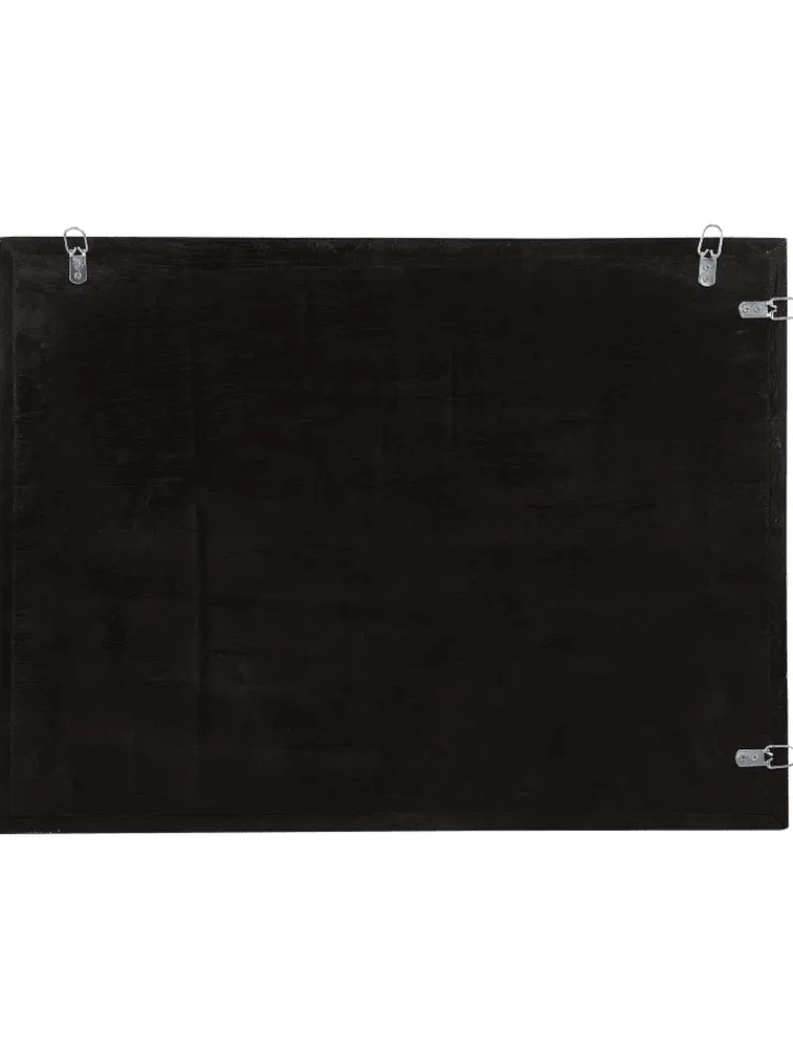 Beliani Wanddekoration<Wandobjekt MERIDA in Braun - (W) 80 x (H) 60 x (L) 4 cm