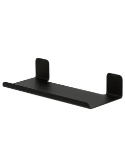 Tiger Badaccessoires<Wandregal "Colar" in Schwarz - (B)30 x (H)5,6 x (T)12,1 cm