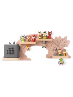 tonies Kindermöbel|Regale & Schränke<Wandregal "Hinter dem Regenbogen" in Natur - (B)64 x (H)25 x (T)1,6 cm