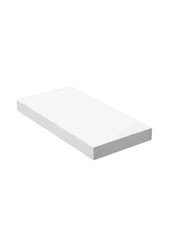 Songmics Regale & Schränke<Wandregal in Weiß - (B)40 x (H)20 x (T)3,8 cm