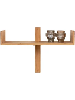 House Nordic Regale & Schränke<Wandregal "Villa" in Hellbraun - (B)50 x (H)36 cm