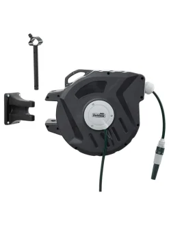 Lifa Living Gartendekoration<Wandschlauchbox in Anthrazit - (B)45 x (H)35,5 x (T)21 cm