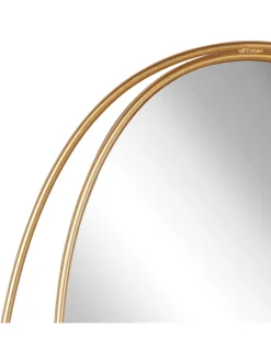 Beliani Spiegel<Wandspiegel BESSON in Gold - (W) 55 x (H) 90 x (L) 3 cm