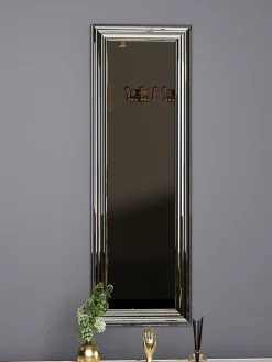 Evila Spiegel<Wandspiegel "Boss" in Transparent/ Silber - (B)30 x (H)90 cm