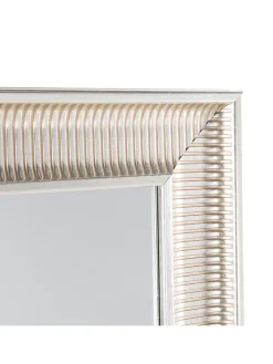 Beliani Spiegel<Wandspiegel CASSIS in Silber/Gold - (W) 51 x (H) 141 x (L) 4 cm