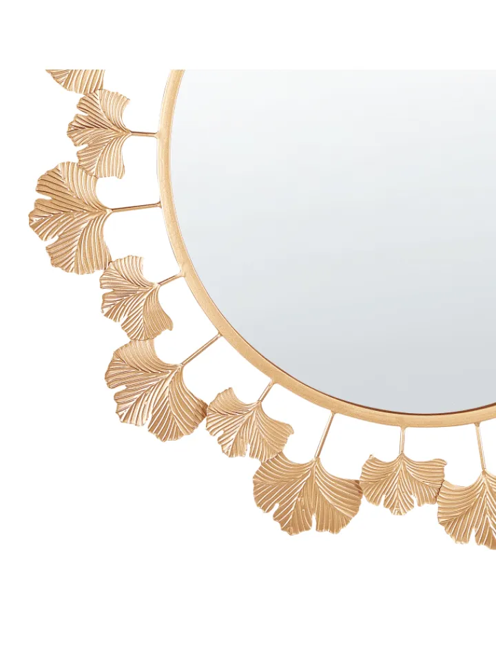Beliani Spiegel<Wandspiegel CODOLET in Gold - (W) 60 x (H) 60 x (L) 3 cm