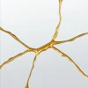 Beliani Spiegel<Wandspiegel COOLE in Gold - (W) 80 x (H) 80 x (L) 4 cm