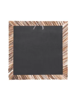 Beliani Spiegel<Wandspiegel KANAB in Braun - (W) 60 x (H) 60 x (L) 5 cm