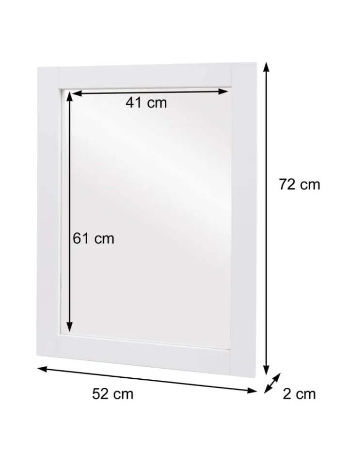MCW Badmöbel<Wandspiegel L86, Schwarz