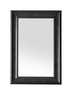 Beliani Spiegel<Wandspiegel LUNEL in Schwarz - (W) 60 x (H) 90 x (L) 3 cm