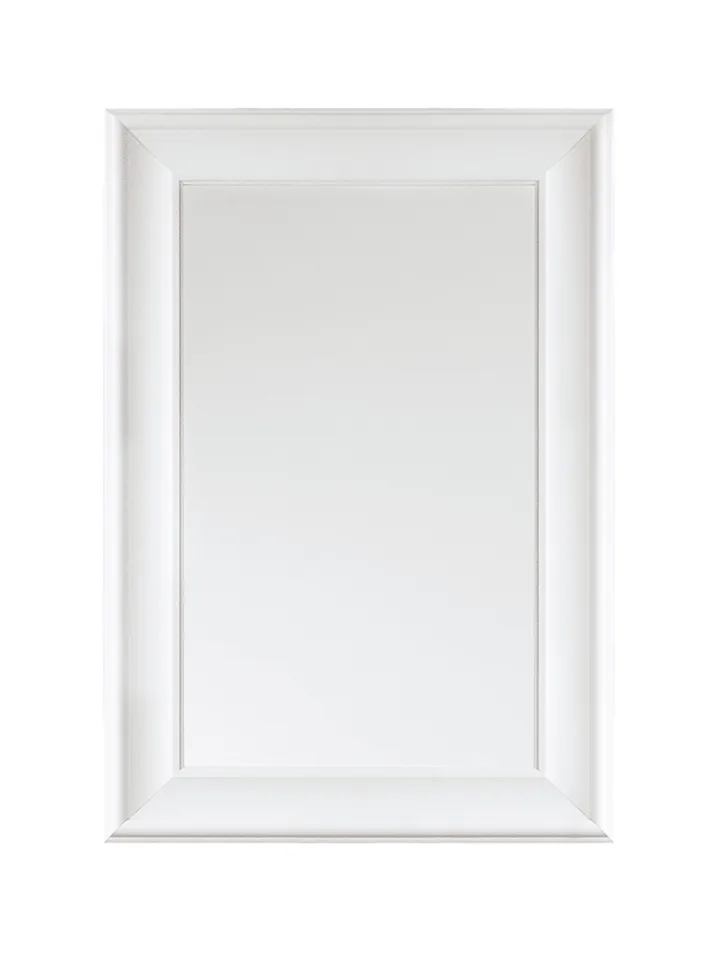 Beliani Spiegel<Wandspiegel LUNEL in Weiß - (W) 60 x (H) 90 x (L) 3 cm