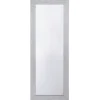 Beliani Spiegel<Wandspiegel MERVENT in Weiß/Silber - (W) 50 x (H) 130 x (L) 2 cm