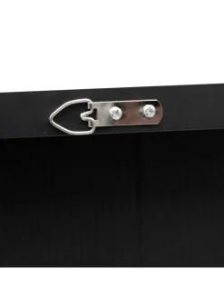 en.casa Spiegel<Wandspiegel Novoli in Schwarz (H)70cm (B)50cm