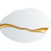 Beliani Spiegel<Wandspiegel POIVRES in Gold - (W) 90 x (H) 60 x (L) 4 cm