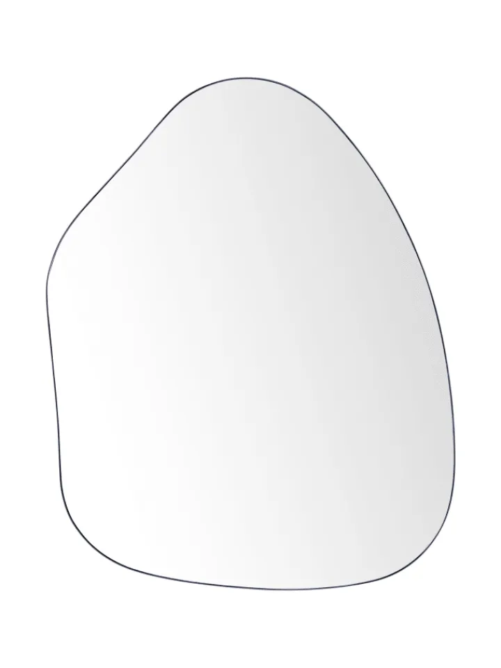 Beliani Spiegel<Wandspiegel PUTEAUX in Schwarz - (W) 70 x (H) 92 x (L) 3 cm