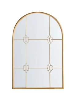Beliani Spiegel<Wandspiegel THULAY in Gold - (W) 65 x (H) 99 x (L) 3 cm