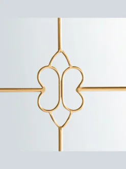 Beliani Spiegel<Wandspiegel THULAY in Gold - (W) 65 x (H) 99 x (L) 3 cm