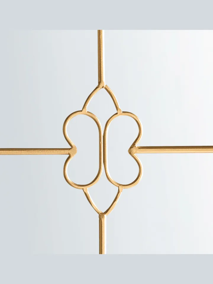 Beliani Spiegel<Wandspiegel THULAY in Gold - (W) 65 x (H) 99 x (L) 3 cm