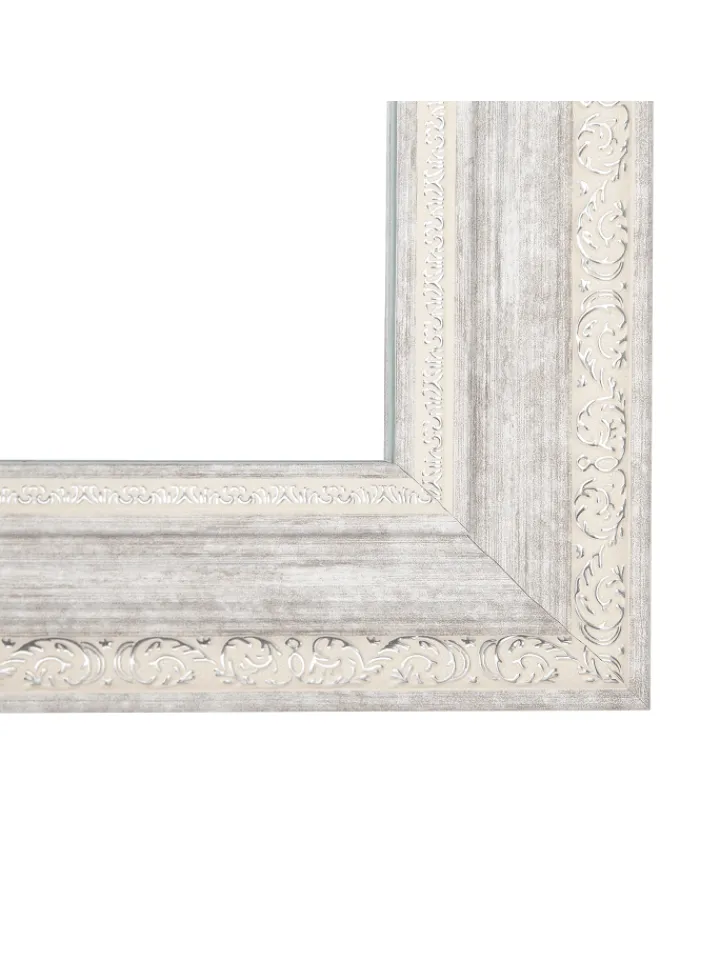 Beliani Spiegel<Wandspiegel VERTOU in Beige/Silber - (W) 50 x (H) 130 x (L) 3 cm