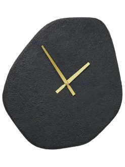House Nordic Wanddekoration<Wanduhr "Vienna" in Schwarz - (B)38 x (H)45 cm
