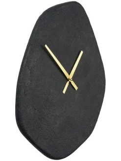 House Nordic Wanddekoration<Wanduhr "Vienna" in Schwarz - (B)38 x (H)45 cm