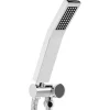 Beliani Badarmaturen<Wannenarmaturen AMBORO in Silber/Schwarz - (W) 3.5 x (H) 20 x (L) 1.5 cm