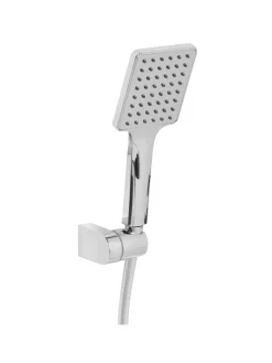 Beliani Badarmaturen<Wannenarmaturen BALNEARIO in Silber - (W) 19 x (H) 179 x (L) 14 cm