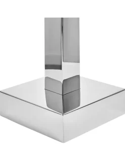 Beliani Badarmaturen<Wannenarmaturen BOYOMA in Silber - (W) 19 x (H) 118 x (L) 15 cm
