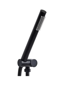 Beliani Badarmaturen<Wannenarmaturen CABUYAL in Schwarz - (W) 2 x (H) 21 x (L) 2 cm