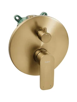 Beliani Badarmaturen<Wannenarmaturen CANAIMA in Gold - (W) 25 x (H) 175 x (L) 41 cm