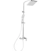 Beliani Badarmaturen<Wannenarmaturen CATAGENA in Silber - (W) 19 x (H) 93 cm