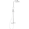 Beliani Badarmaturen<Wannenarmaturen CATAMARCA in Silber - (W) 23 x (H) 85 x (L) 38 cm