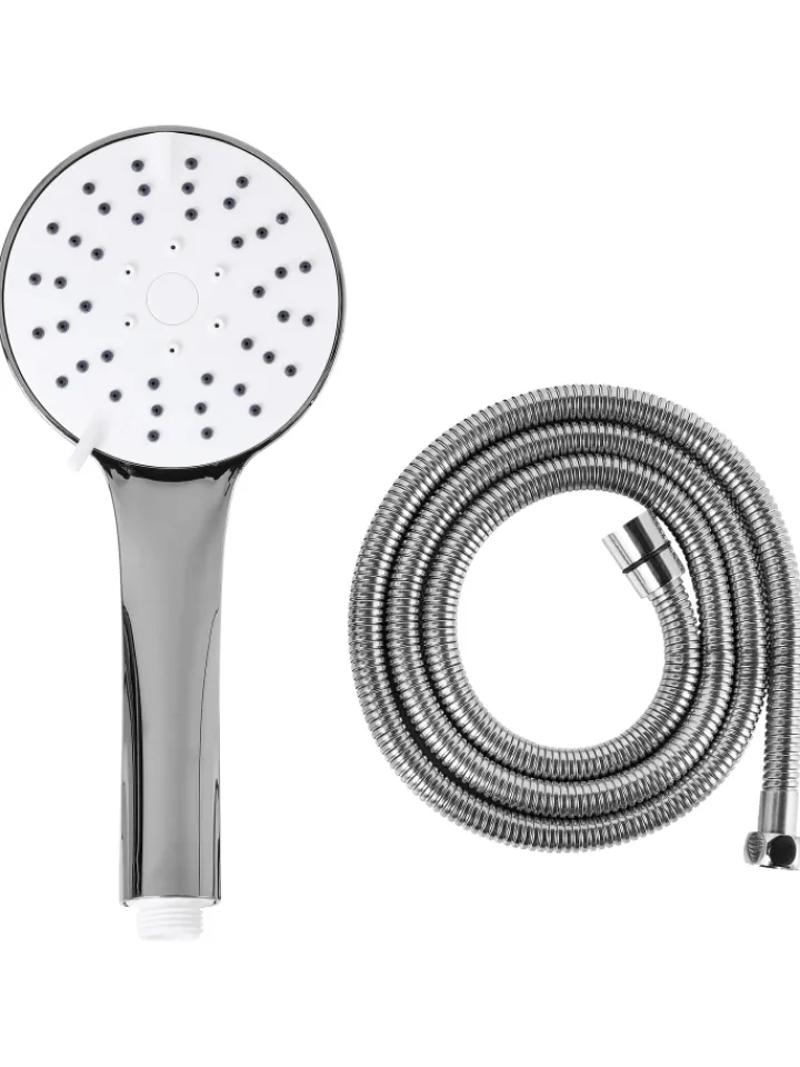 Beliani Badarmaturen<Wannenarmaturen CHURUN in Silber - (W) 11 x (H) 25 x (L) 3 cm