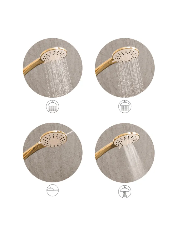 Beliani Badarmaturen<Wannenarmaturen CHURUN in Silber - (W) 11 x (H) 25 x (L) 3 cm