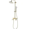 Beliani Badarmaturen<Wannenarmaturen GURARA in Gold - (W) 23 x (H) 83 x (L) 36 cm