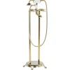Beliani Badarmaturen<Wannenarmaturen HEBBE in Gold - (W) 27 x (H) 98 x (L) 27 cm