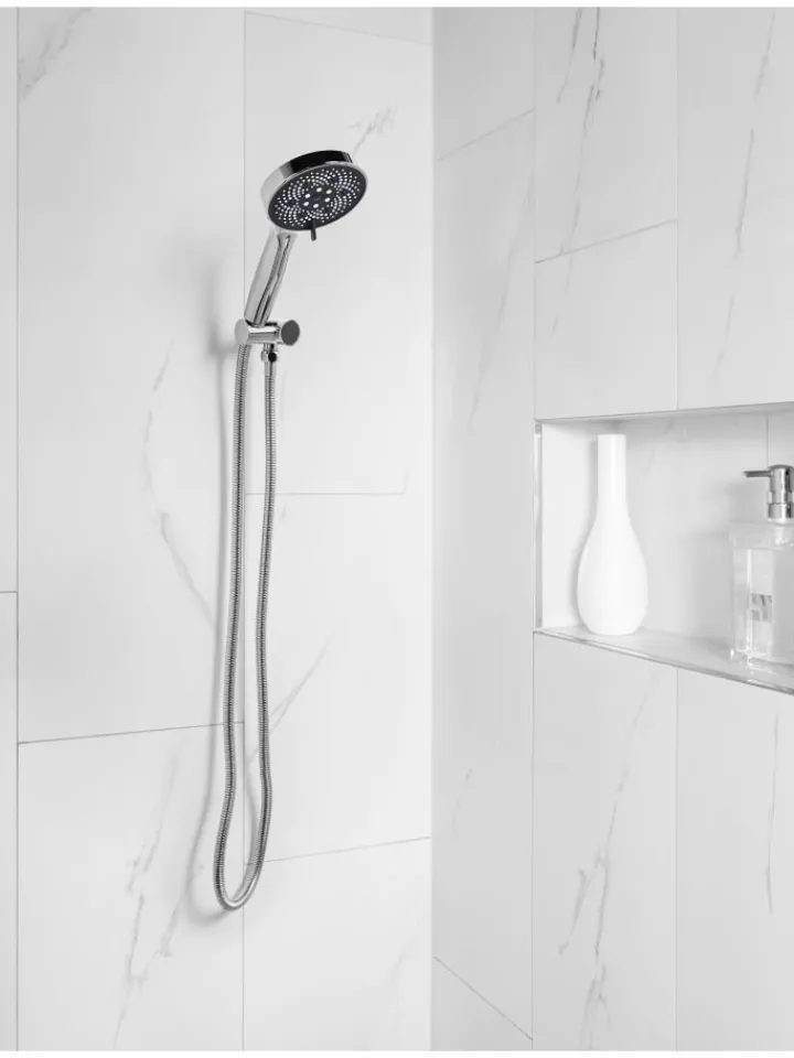 Beliani Badarmaturen<Wannenarmaturen ICHMA in Silber - (W) 12 x (H) 26 x (L) 7 cm