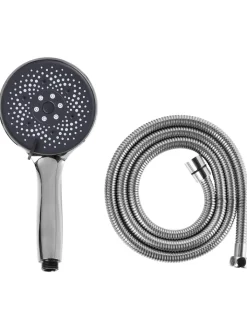 Beliani Badarmaturen<Wannenarmaturen ICHMA in Silber - (W) 12 x (H) 26 x (L) 7 cm