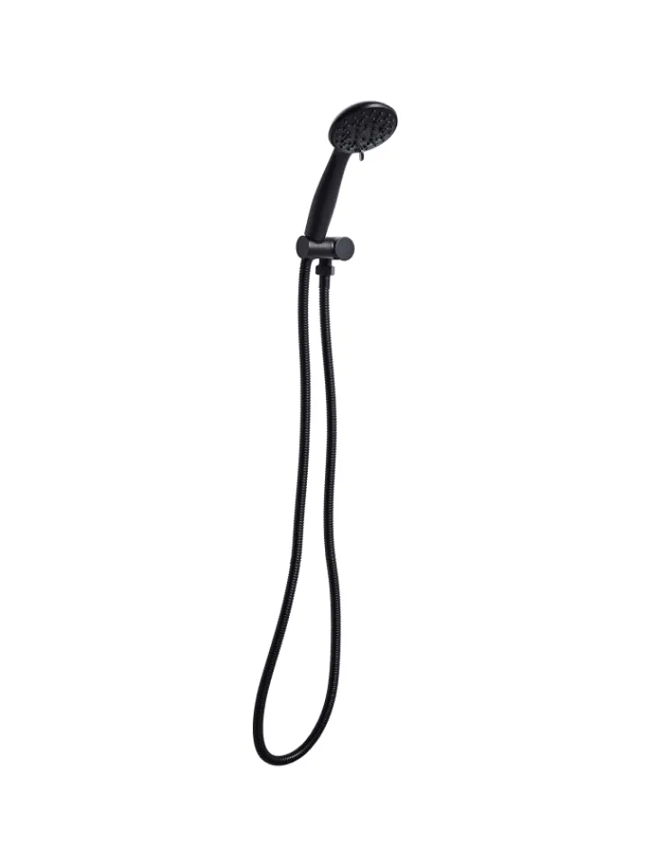Beliani Badarmaturen<Wannenarmaturen MACAY in Schwarz - (W) 9 x (H) 23 x (L) 4 cm