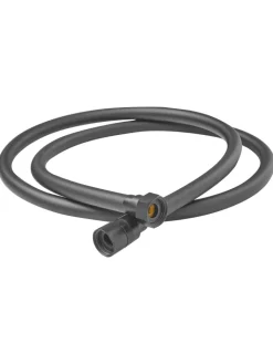 Beliani Badarmaturen<Wannenarmaturen PUELO in Schwarz - (W) 23 x (H) 180 x (L) 41 cm