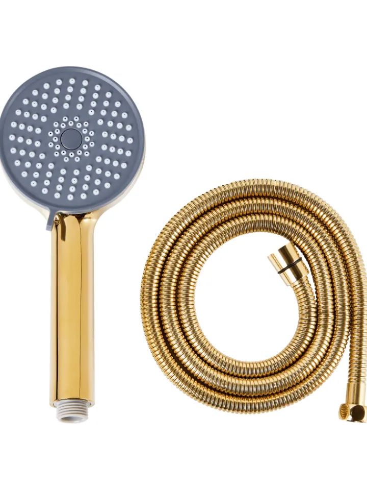 Beliani Badarmaturen<Wannenarmaturen SURIPA in Gold - (W) 10 x (H) 23 x (L) 6 cm