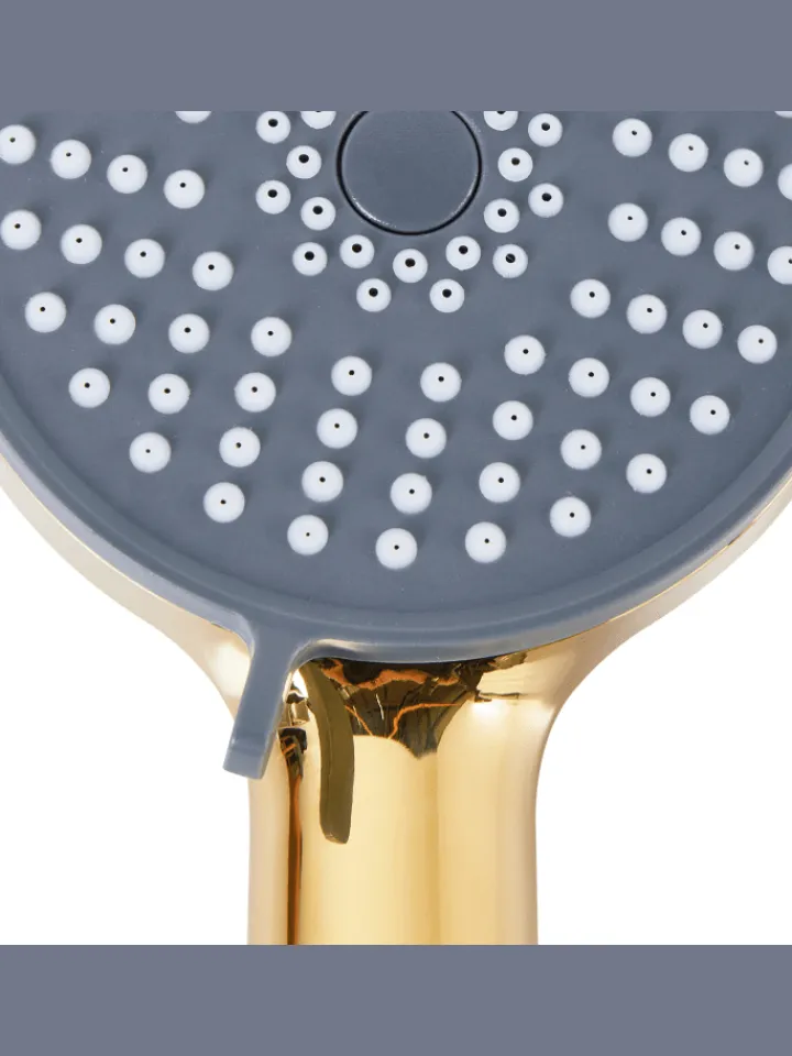 Beliani Badarmaturen<Wannenarmaturen SURIPA in Gold - (W) 10 x (H) 23 x (L) 6 cm