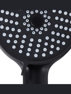 Beliani Badarmaturen<Wannenarmaturen SURIPA in Schwarz - (W) 10 x (H) 23 x (L) 6 cm